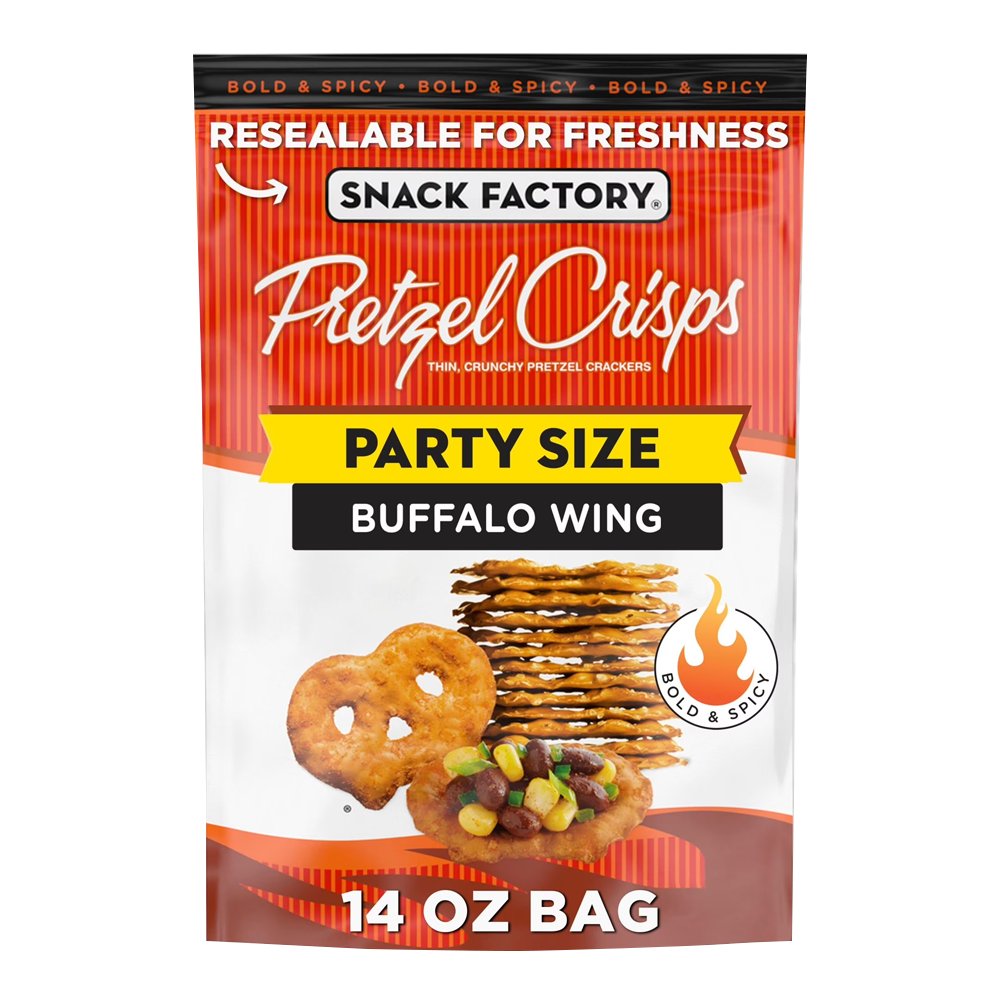 Pretzel Crisp Buffalo Wing – 14 oz (397 gr)