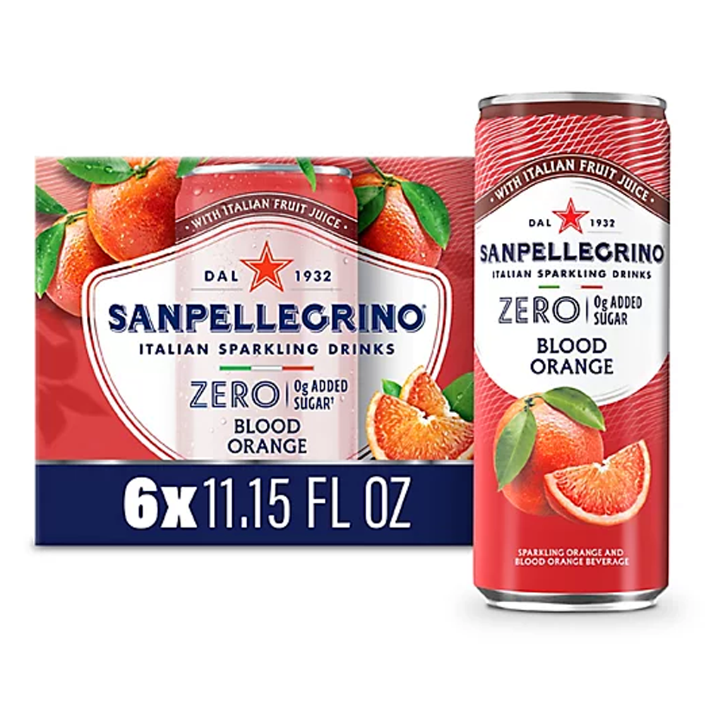 Water Sparkling Zero Blood Orange 6 pk – Can – 11.15oz (315ml)