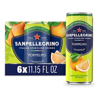 Газированный напиток Pompelmo Slim, 6 шт. – 11,16 жидких унций (330,0 мл)