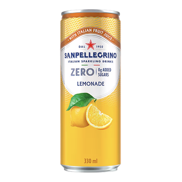 Газированная вода Zero Limonata, 6 шт. – Банка – 11,15 унций (315 мл)