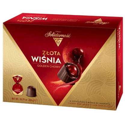 Candy Gift Box Golden Cherry with Liqueur – 10.79 oz (306gr)