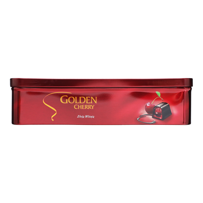 Candy Gift-Box Golden Cherry with Liqueur –  Tin – 12.88 oz (365gr)