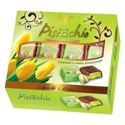 Candy Gift Box Pistachio in Chocolate – 14.11 oz (400gr)