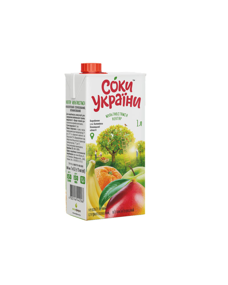 Soki Ukraini - Juice (Tp) Nectar Multivitamin 1lt