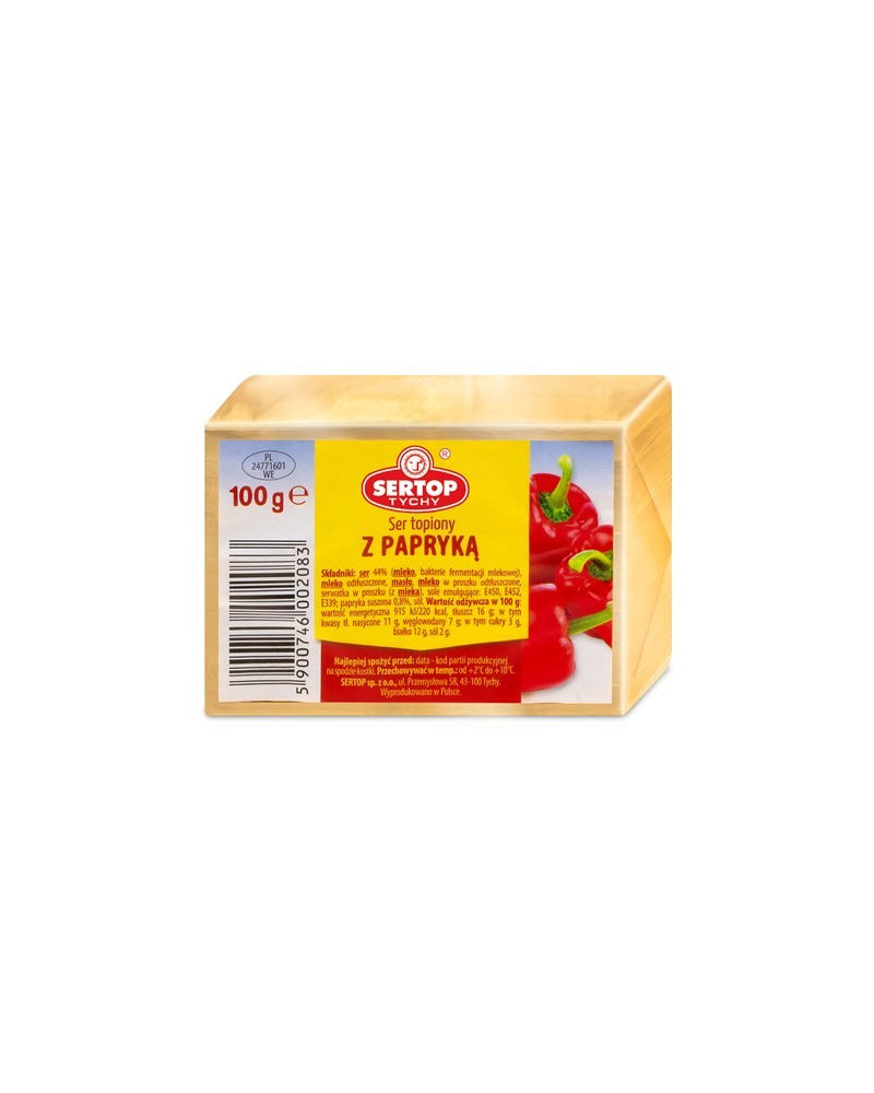 Sertop - Cheese Processed (Z Papryka) With Pepper 100gr