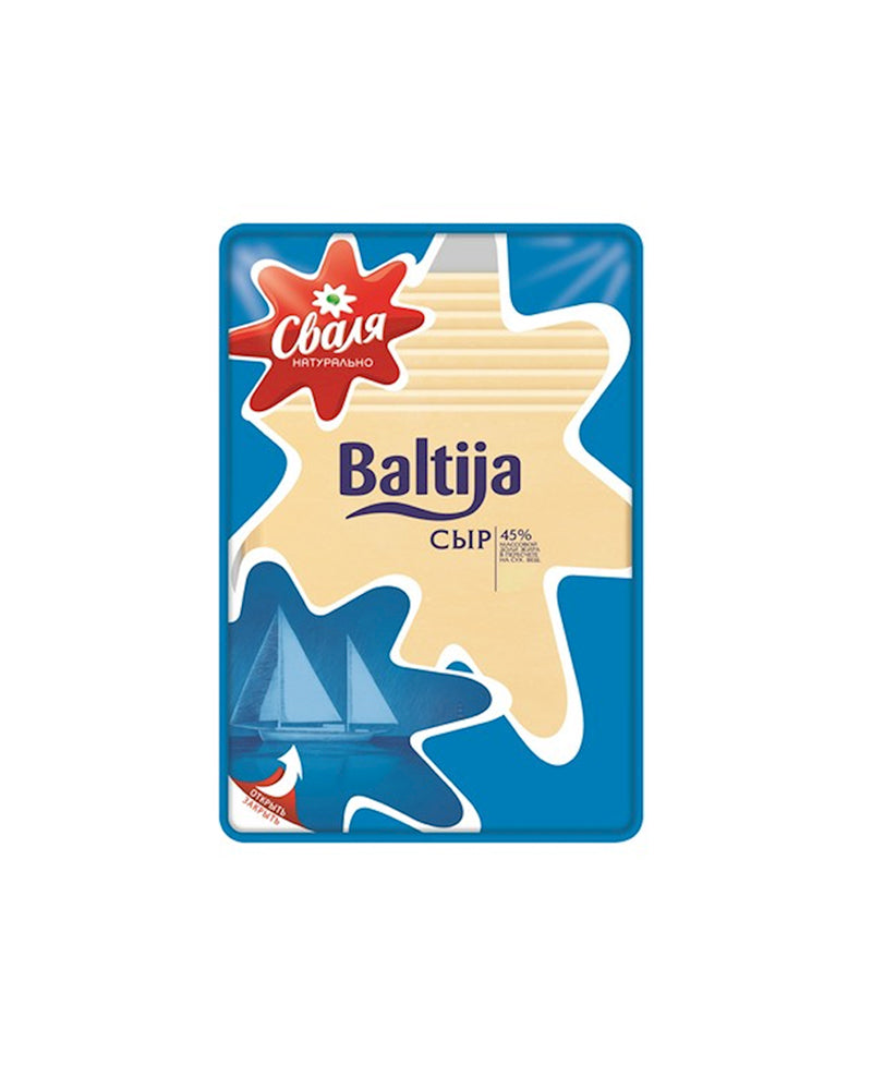 Svalya – Sliced Cheese Baltija 45% 150gr