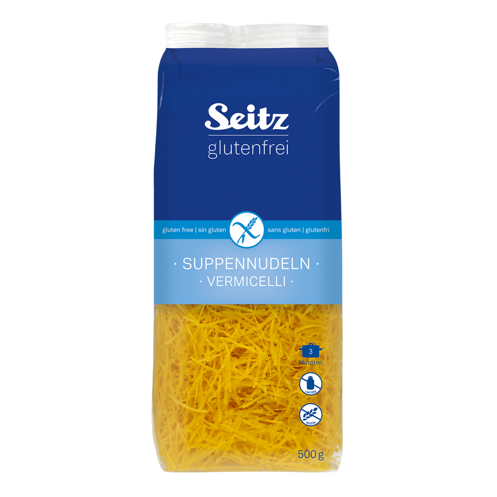 Pasta Gluten Free Suppennudeln Vermicelli – 17.64 oz (500 gr)