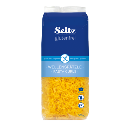Паста без глютена Wellenspatze Curls – 17,64 унции (500 г)