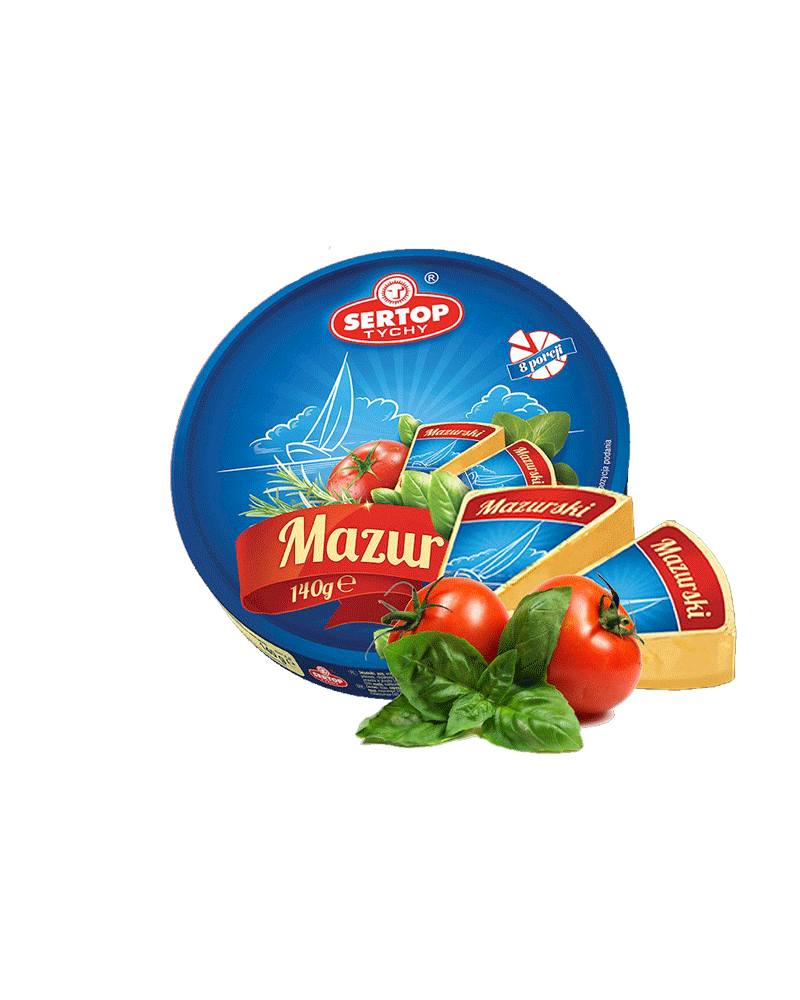 Sertop - Cheese Processed (Round) Mazurski 140gr