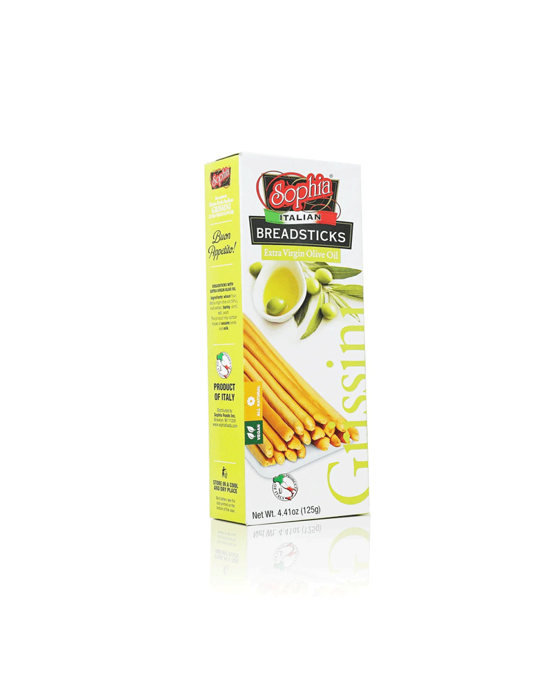 Sophia - Bread Sticks Grissini-Extra Virgin Olive Oil 125gr