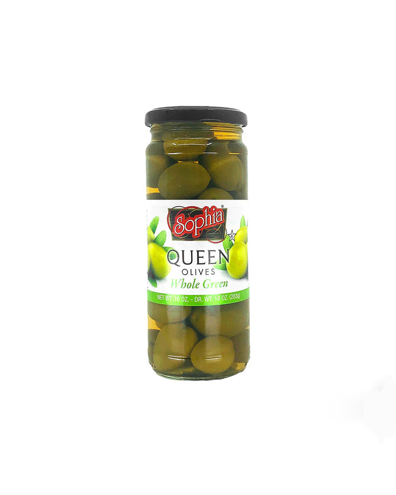 Sophia – Olives Queen Green-Whole 16oz