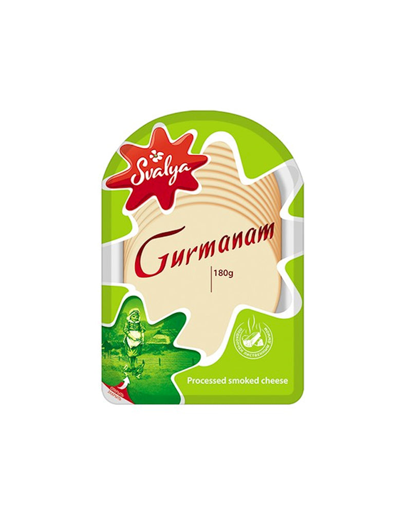 Svalya – Sliced Cheese Gurmanams 45% Smoked 150gr