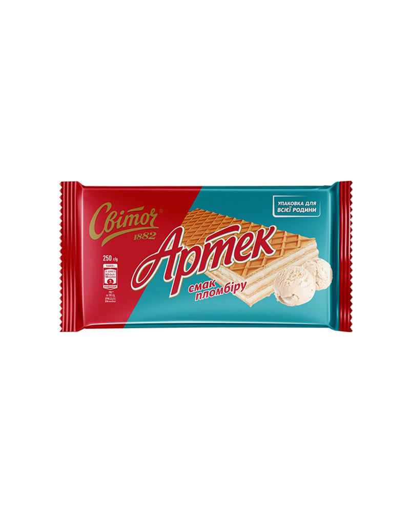 Svitoch - Wafers Artek - Plombir 218gr