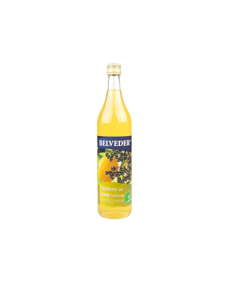 Belveder – Syrup Elderberry+Lemon 1lt