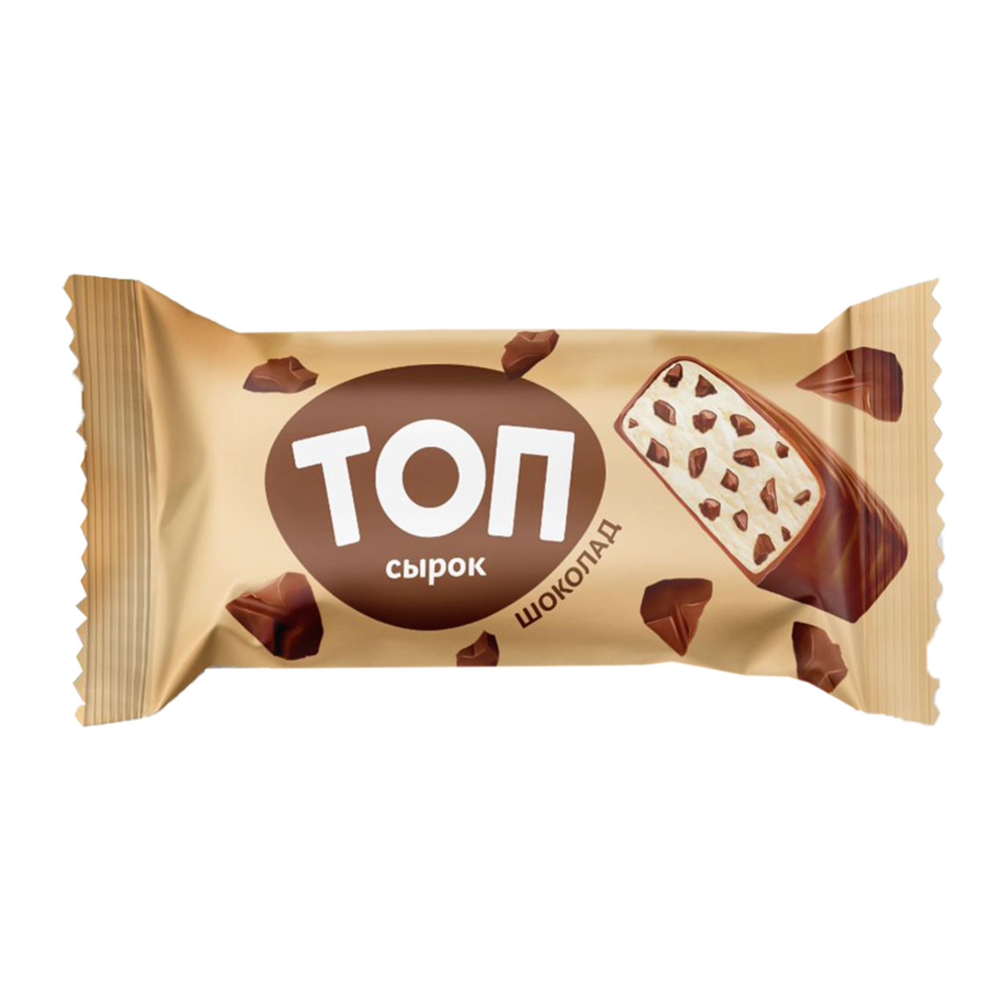 Glazed Cheesebar Chocolate with Vanilla and Plombir – 1.23 oz (35gr)