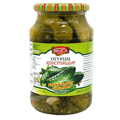 Marinated Cucumbers Crunchy – 31.75 oz (900gr)