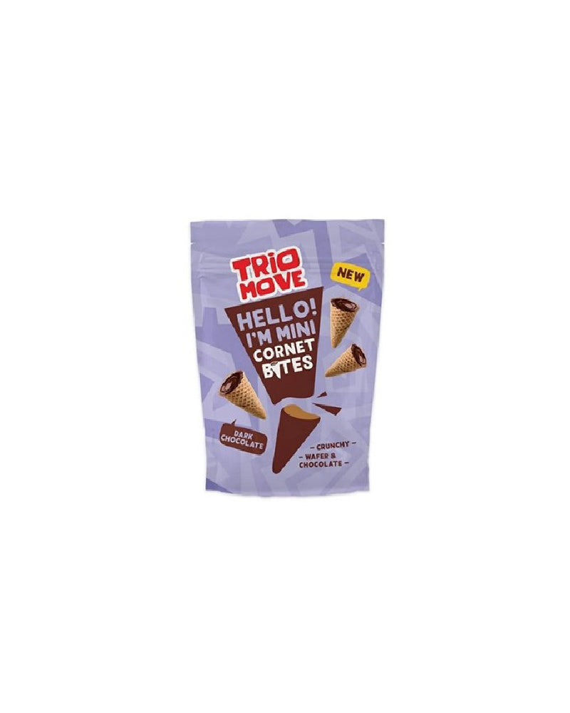 Trio Movie - Wafers Bites Dark Chocolate 2.65oz