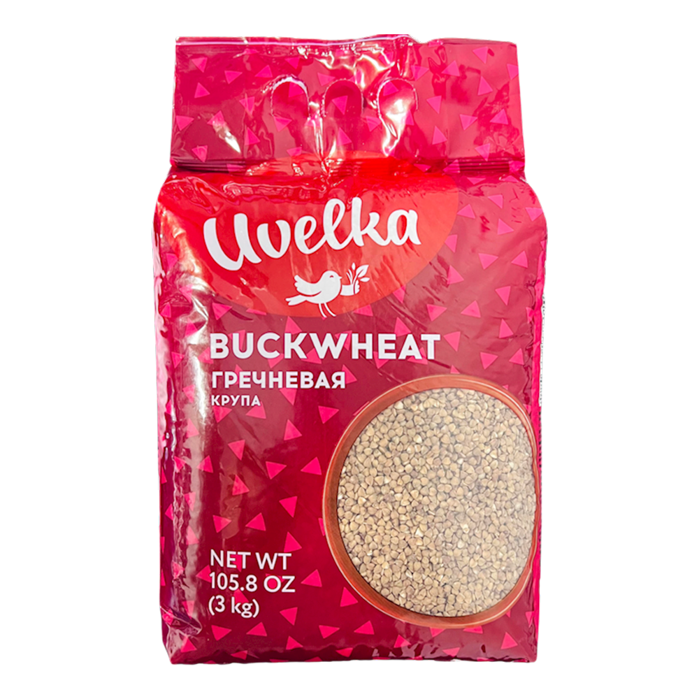 Увелка Гречка Grains Extra – 105,82 унции (3000 г)