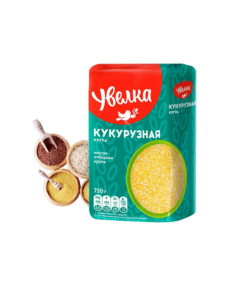 Uvelka - Grains Corn (Kukuruznaya) 750gr