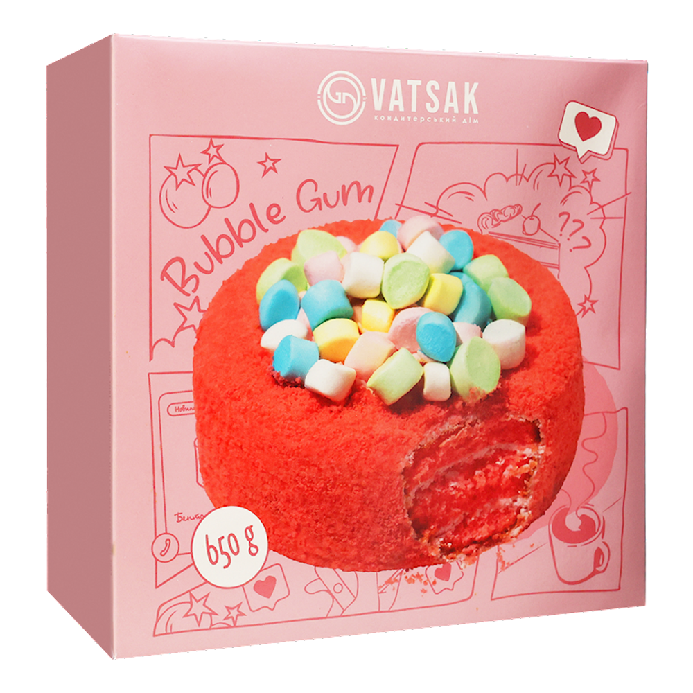 Cake – Bubble Gum – 22.93 oz (650 gr)