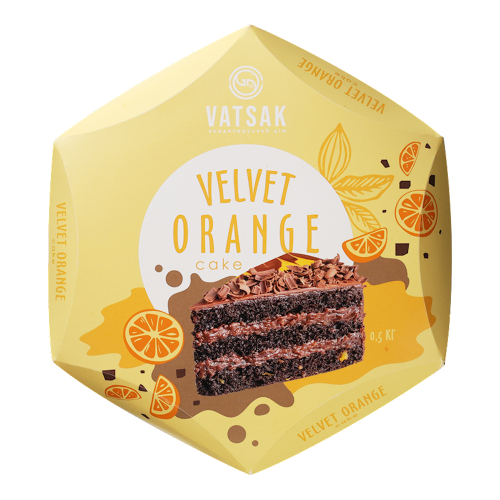 Cake – Velvet Orange – 17.64 oz (500 gr)
