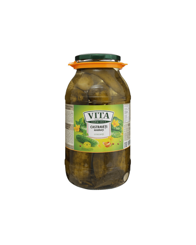 Vita - Marinated Cucumbers (6-9cm) 1850gr