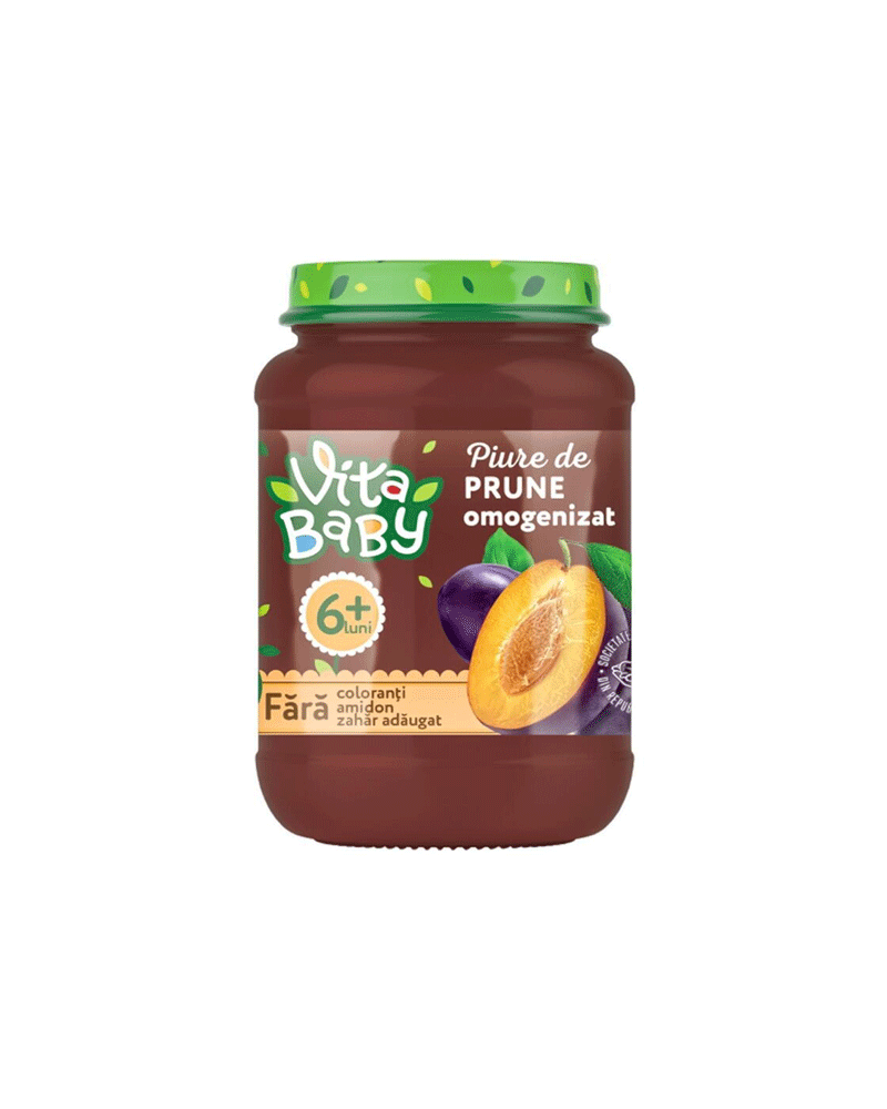 Vita – Baby Puree Plum 180gr