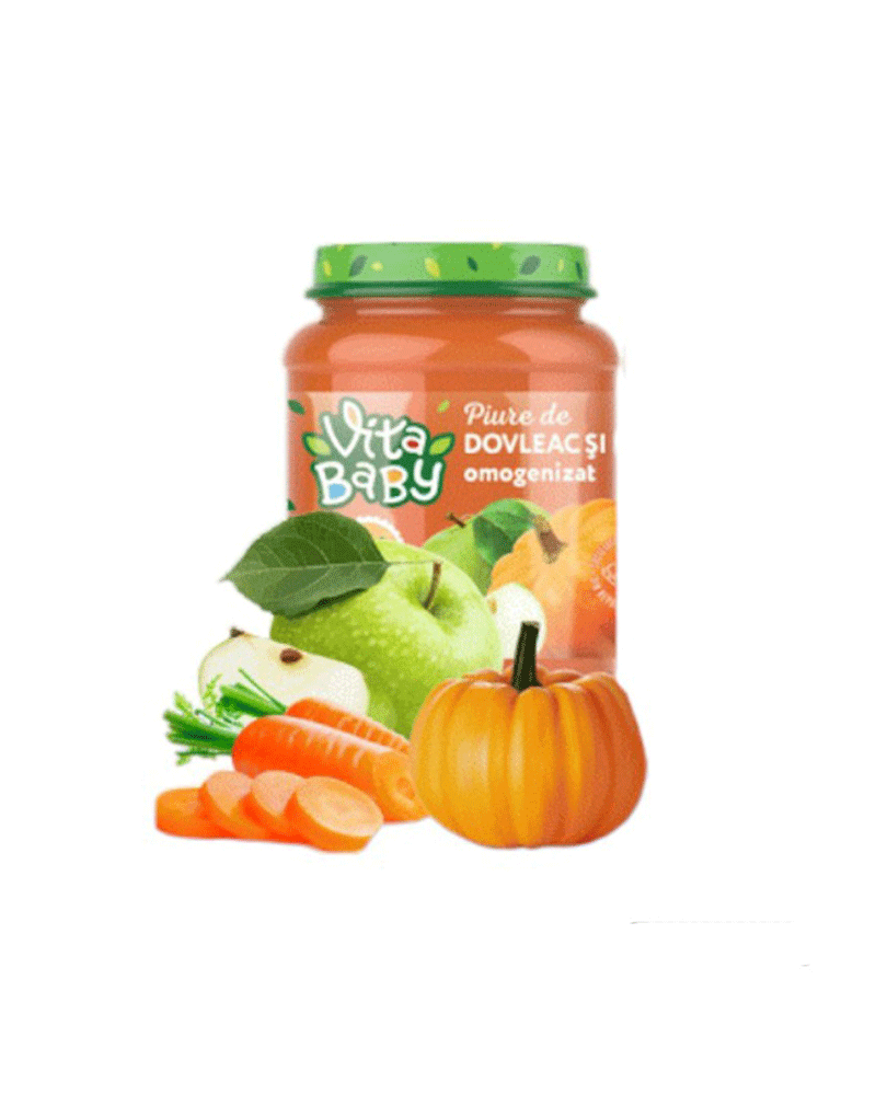 Vita – Baby puree Carrot+Pumpkin+Apple 180gr