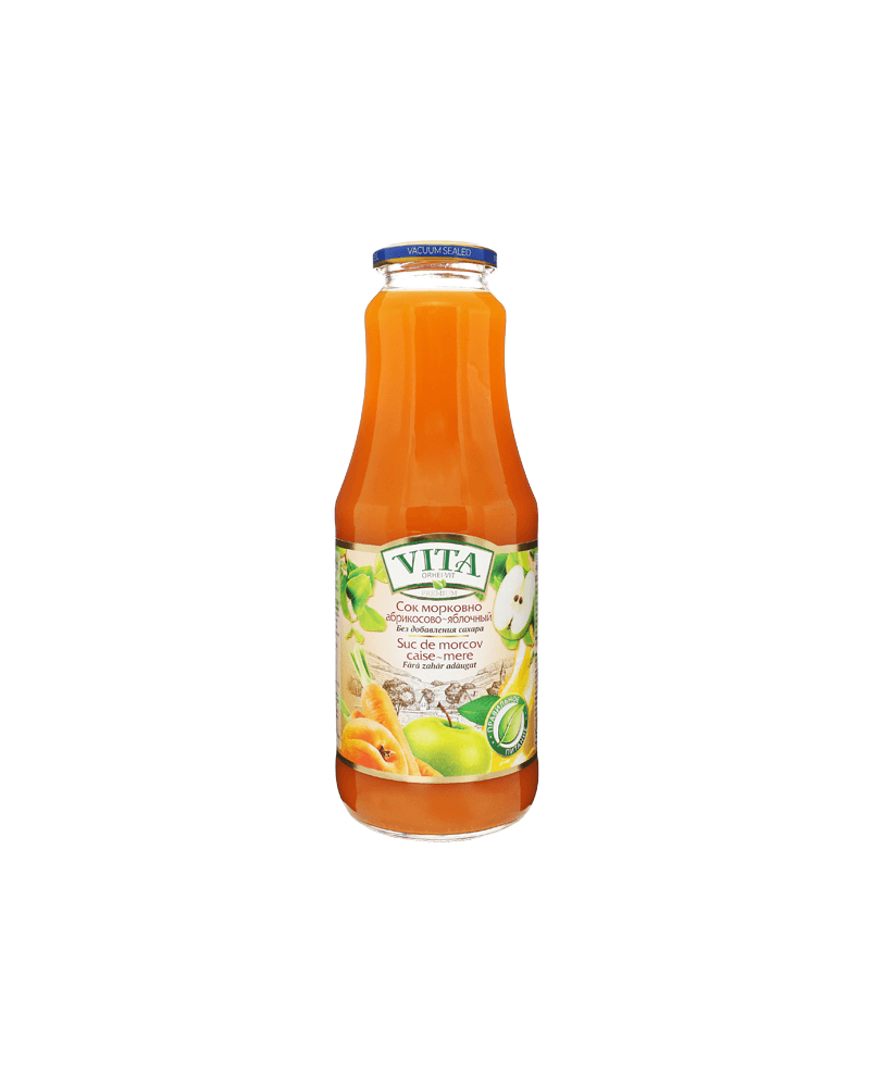 Vita - Juice (Glass) Carrot-Apricot-Apple 1lt