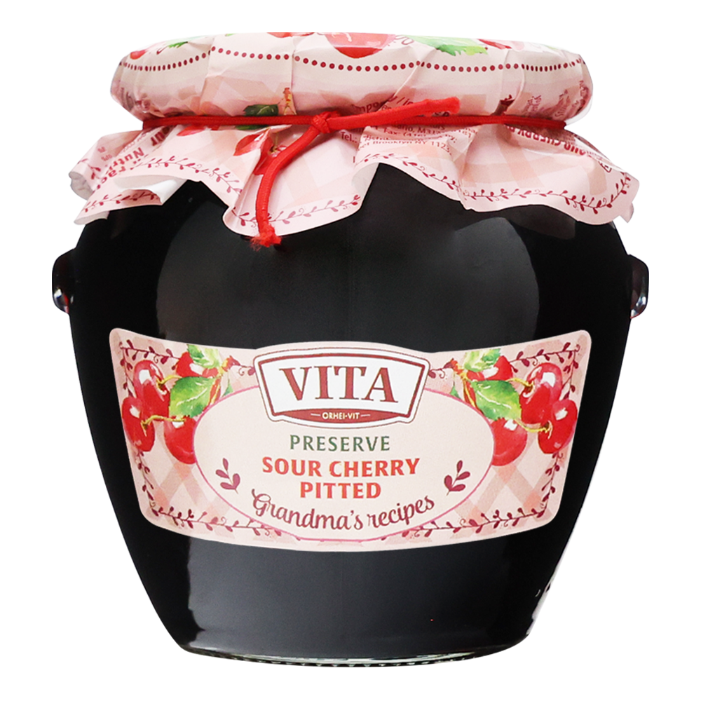 Preserve Sour Cherry –  Pitted – 24oz (680gr)