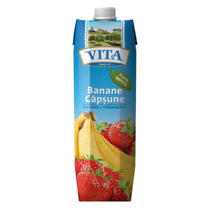 Juice Banana-strawberry Nectar –  Tetra Pak – 33.81 fl oz (1.0lt)