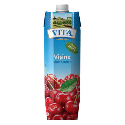Сок «Вишневый нектар» – Tetra Pak – 33,81 жидких унций (1,0 л)