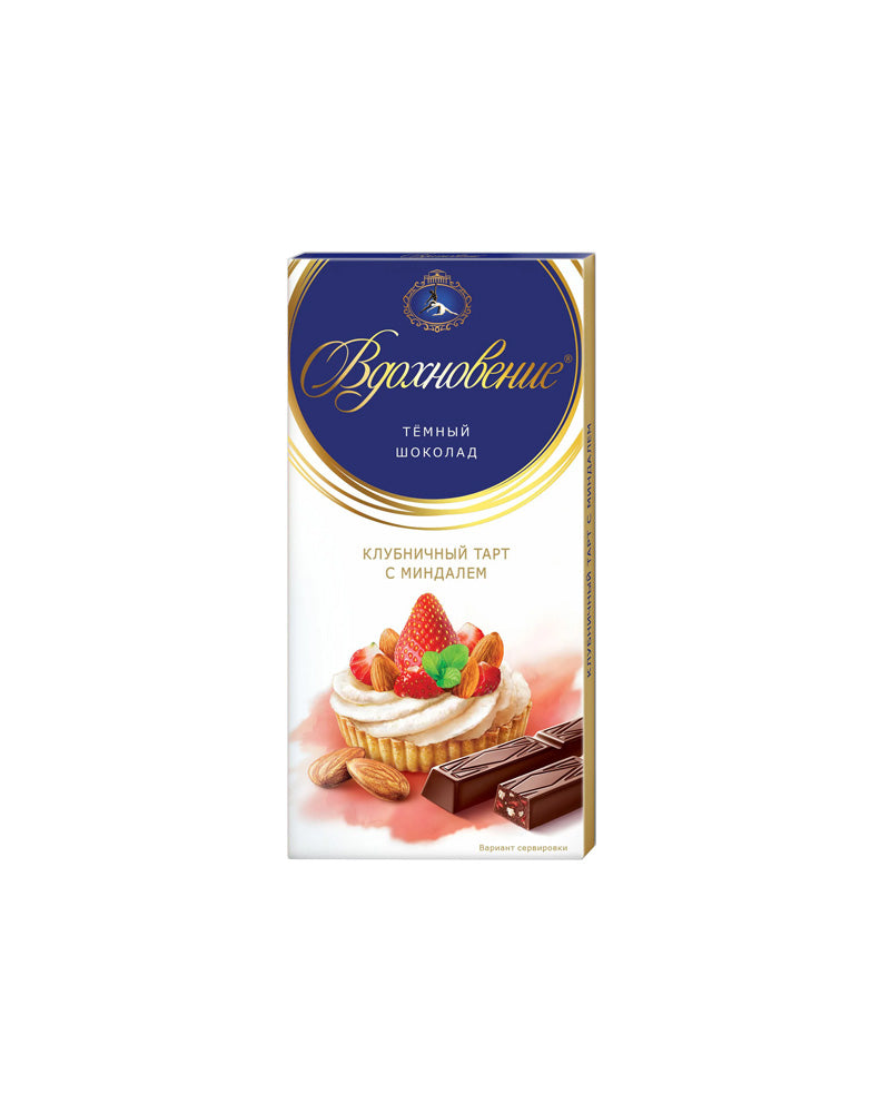 Vdohnovenie - Chocolate Strawberry Tart W/Almond 100gr