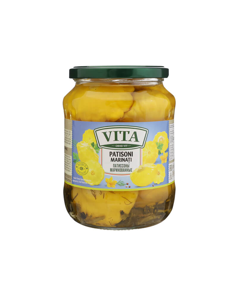 Vita - Marinated Squash Pattypan 660gr