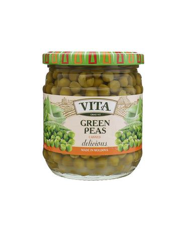 Vita – Canned (Glass) Green Peas 415gr