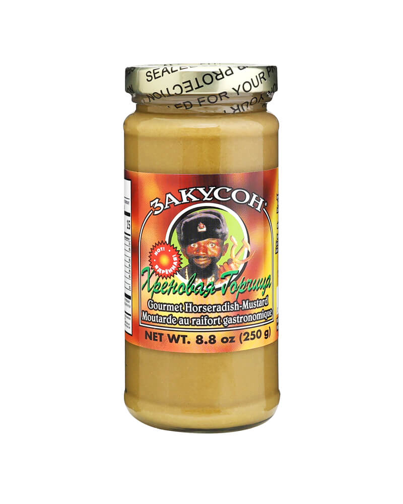 Zakuson - Sauce-Seasoning Horseradish W/Mustard 250gr