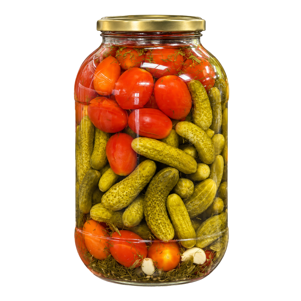 Marinated Mix – Cherry Tomatoes & Baby Pickles – 67.63 fl oz (2 L)
