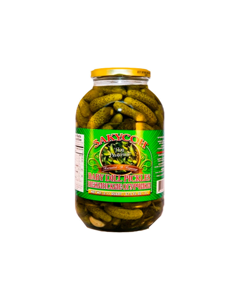 Zakuson - Marinated Baby Dill Pickles 2lt