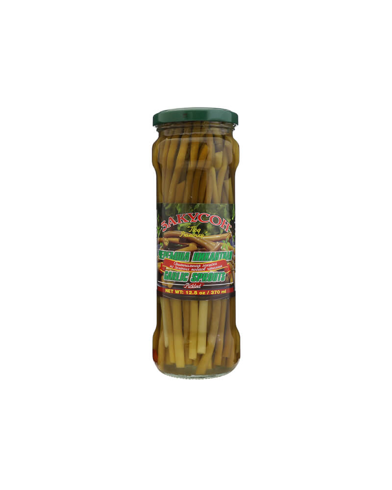 Zakuson - Marinated Garlic Sprouts (Pikantnaya) 370gr