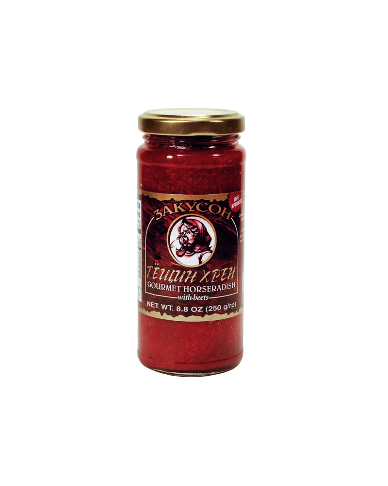 Zakuson - Sauce-Seasoning Horseradish W/Beets 250gr