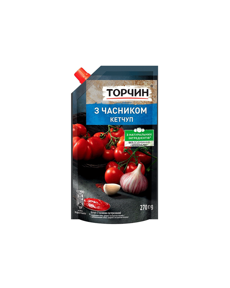 Torchin - Ketchup (Doy Pack) Garlic 270 gr