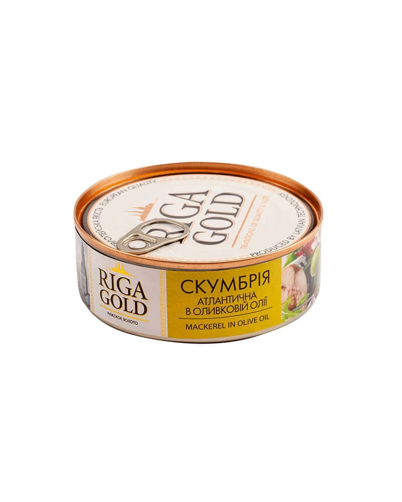 Riga Gold - Smoked (E/O) Mackerel-Oil 240gr