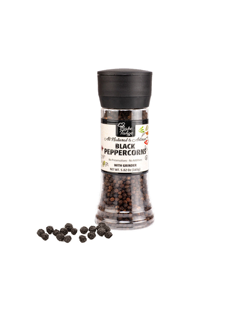 Bake&amp;Tango - Seasoning (Grinder)-Black Peppercorns 165 gr