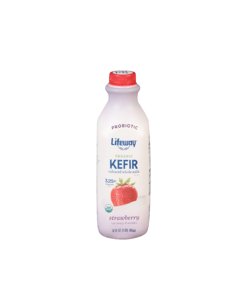 Lifeway - Organic Kefir Whole Milk Strawberry 32 floz