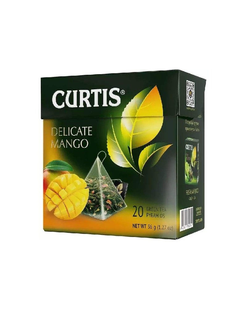 Curtis - Green Tea Delicate Mango 3D Tea Bags 20tb