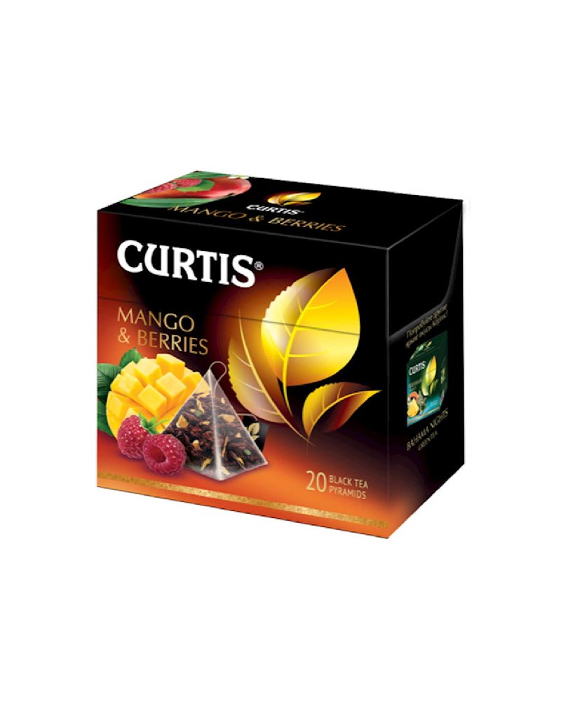 Curtis - Black Tea Mango &amp; Berries 3D Tea Bags 20tb