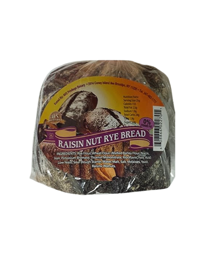 Avs Bakery - Fresh Bread (Sliced) Raisin&amp;Nut 1/2