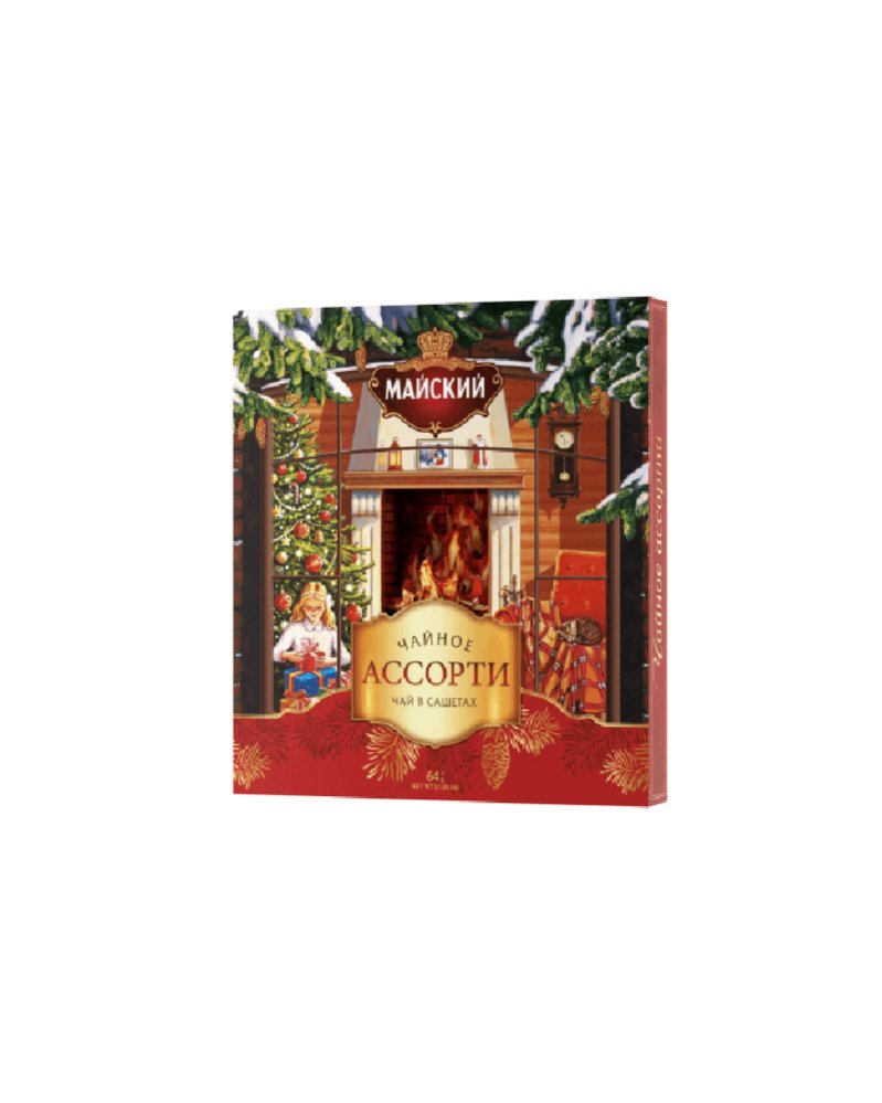 Mayskiy - Ny Gift Tea Black Prazdnichnie Tradicii Assorty 4 Flavors 36tb