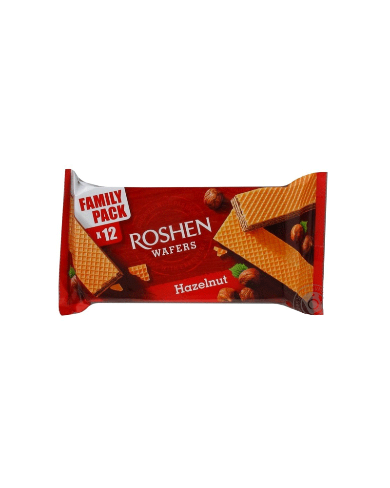 Roshen - Wafers (Family Pack) Haleznuts 216 gr